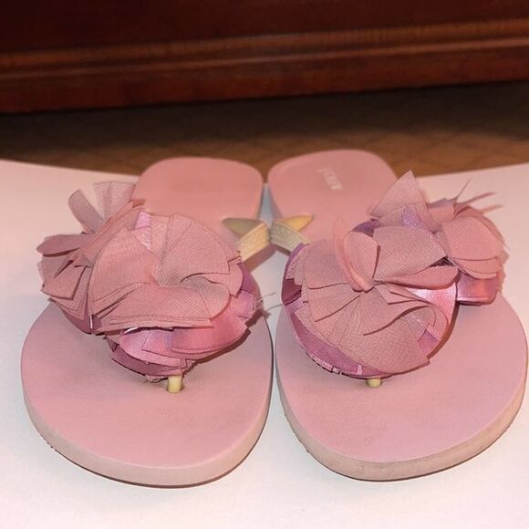 J. Crew chiffon flower flipflop 9.5 - Picture 7 of 8